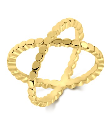 Gold Plated Silver Ring NSR-710-GP